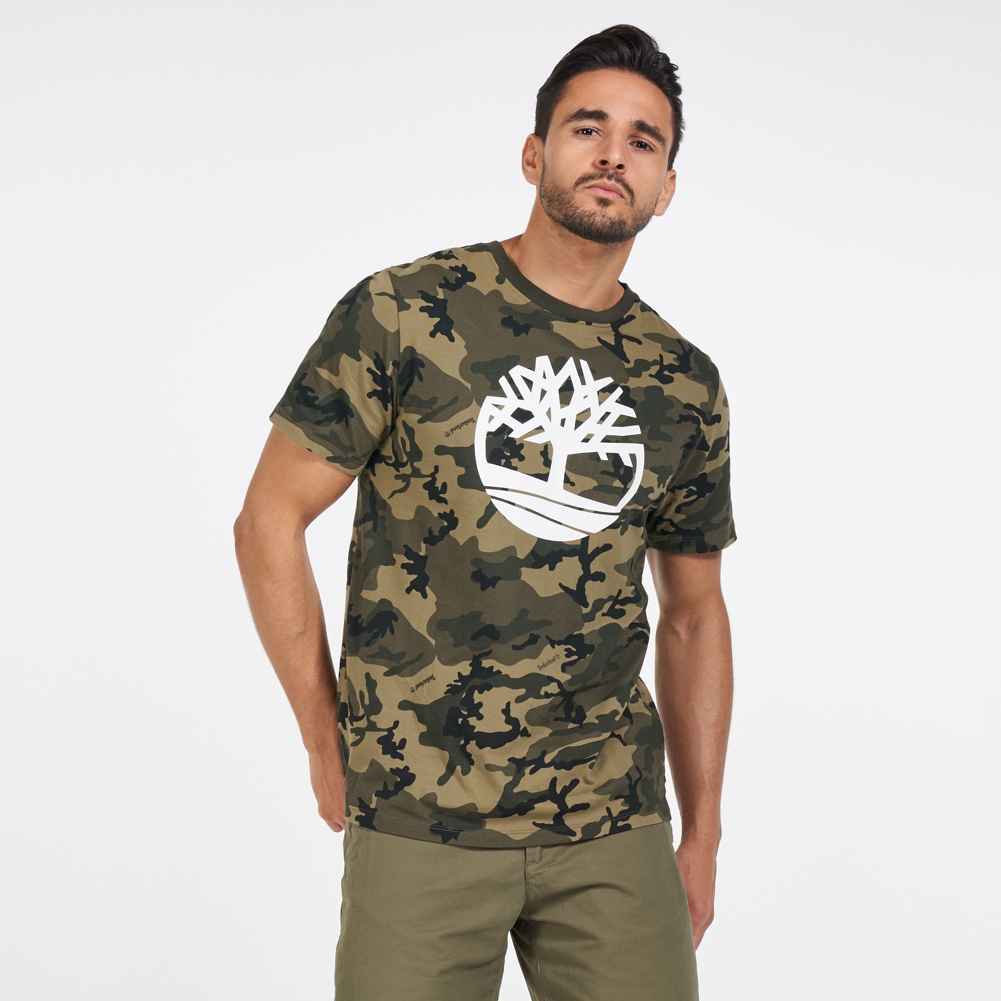 timberland camo t shirt