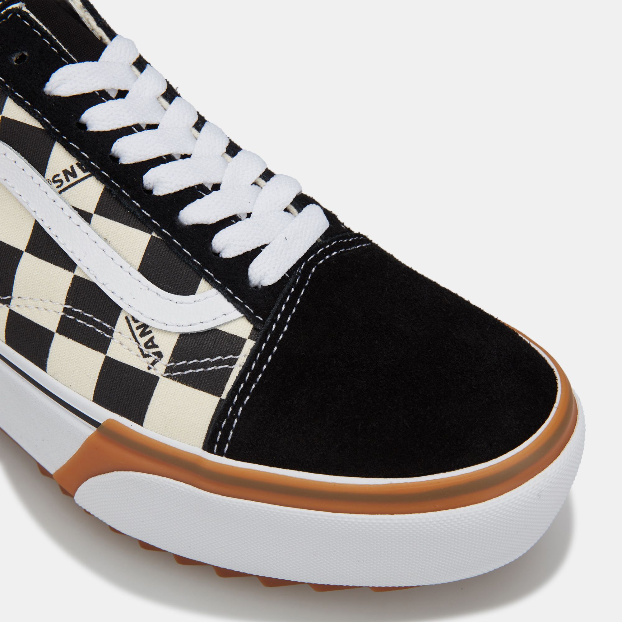Vans Women's Old Skool Platform Checkerboard/Black/True White - VN0A3B3UHRK1