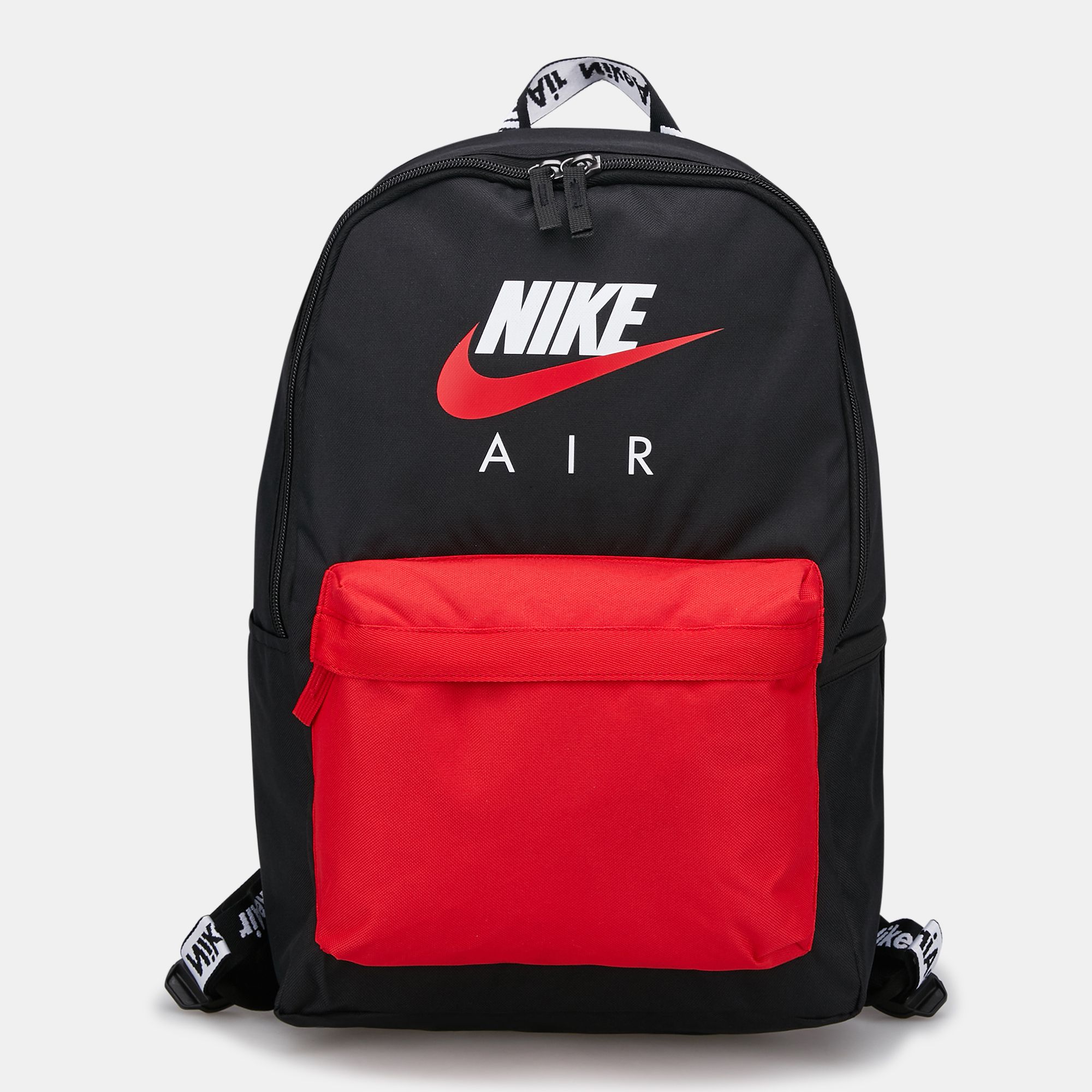 nike air bag black and red