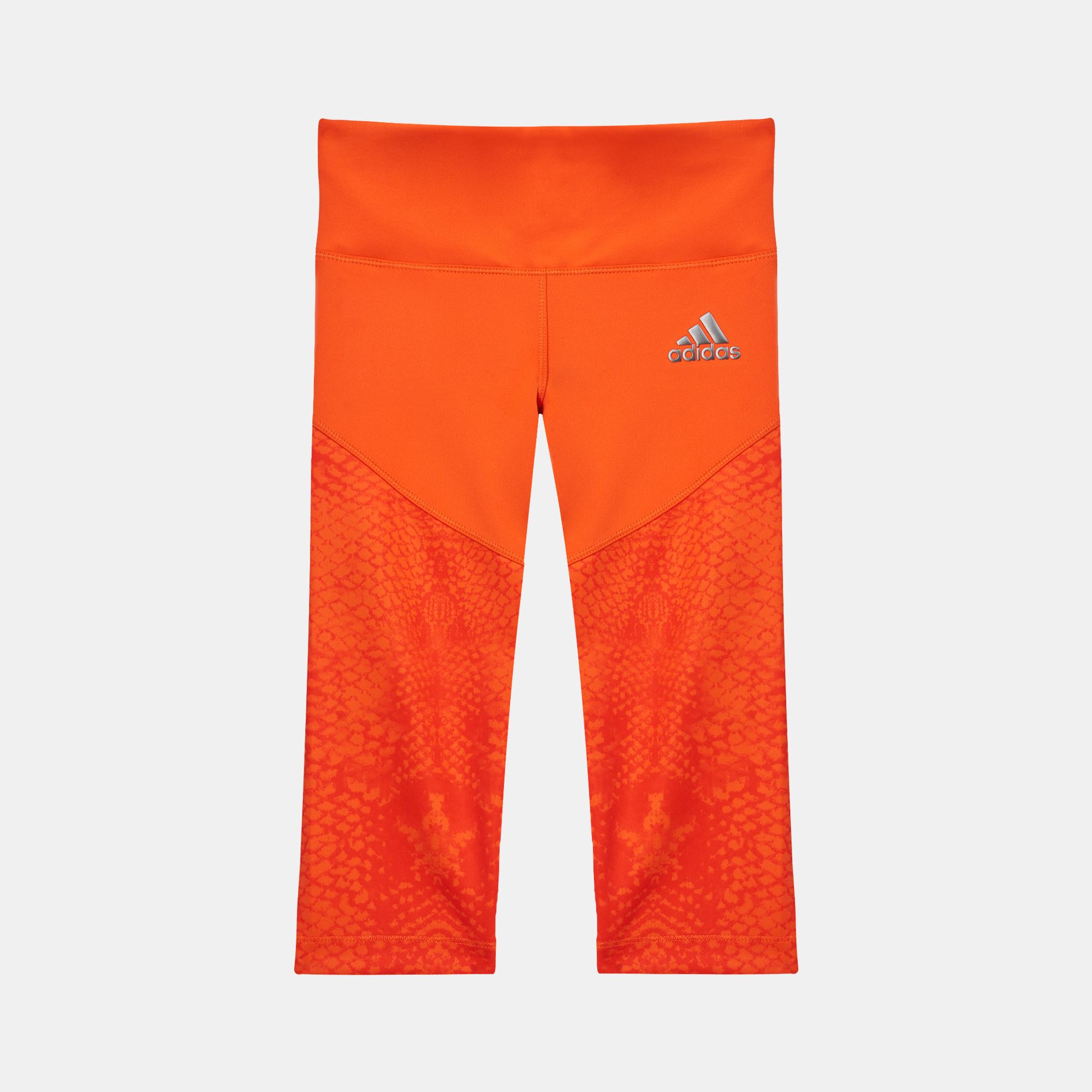 orange adidas leggings