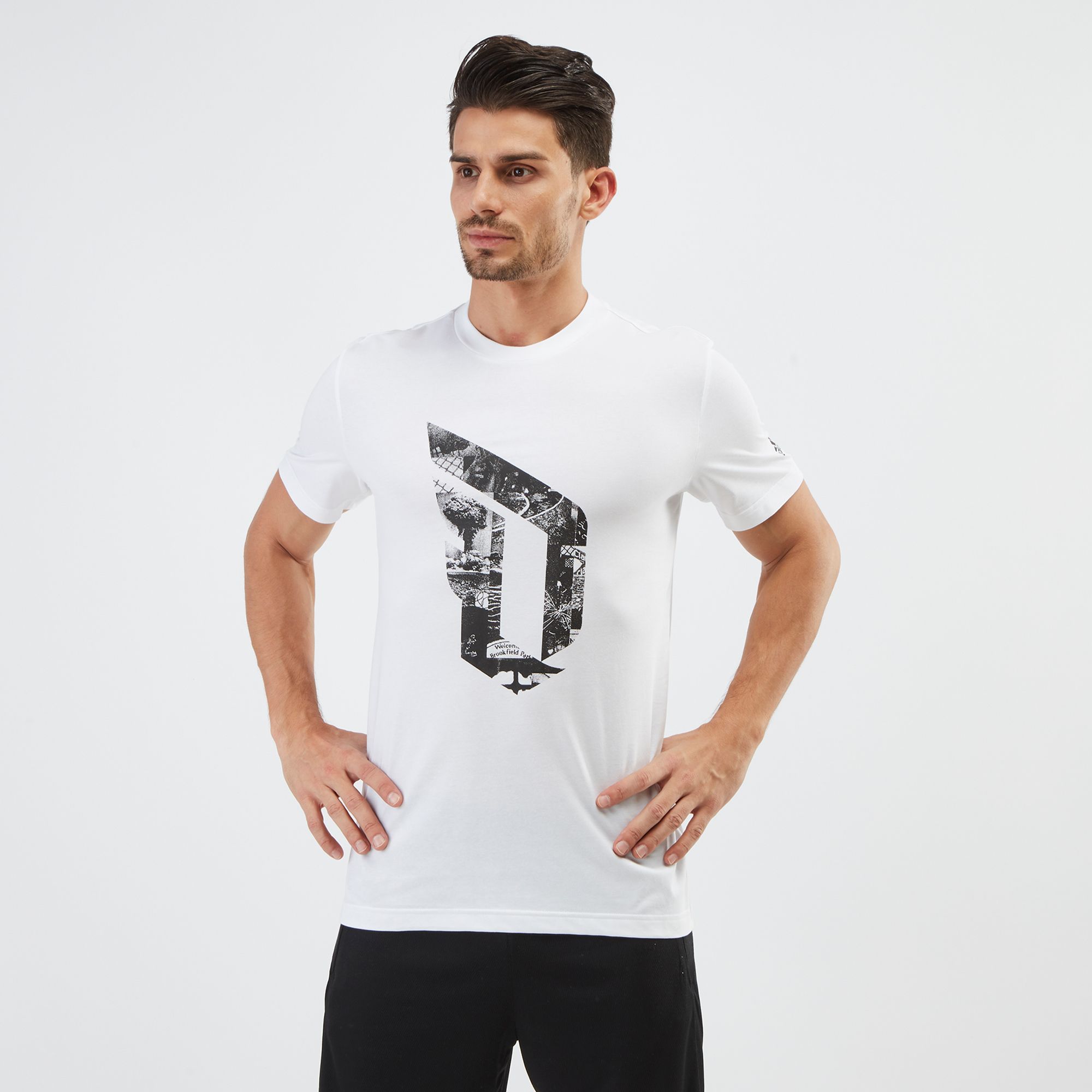 adidas Dame Logo Basketball T-Shirt | T-Shirts | Tops | Clothing | Mens |  SSS