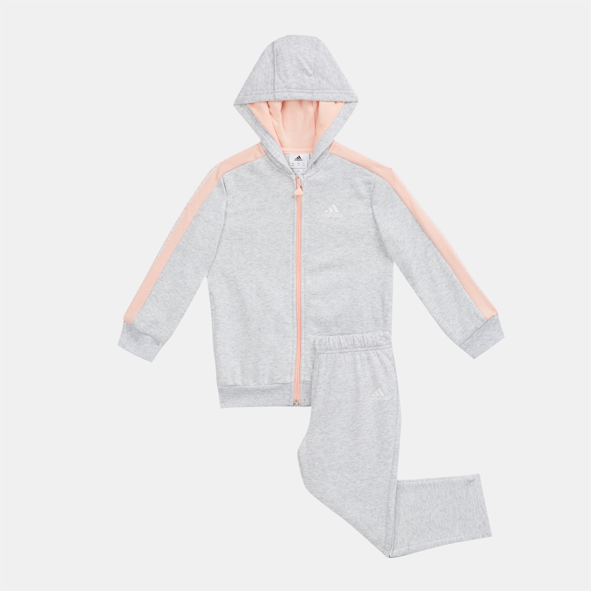 linear fleece jogger set