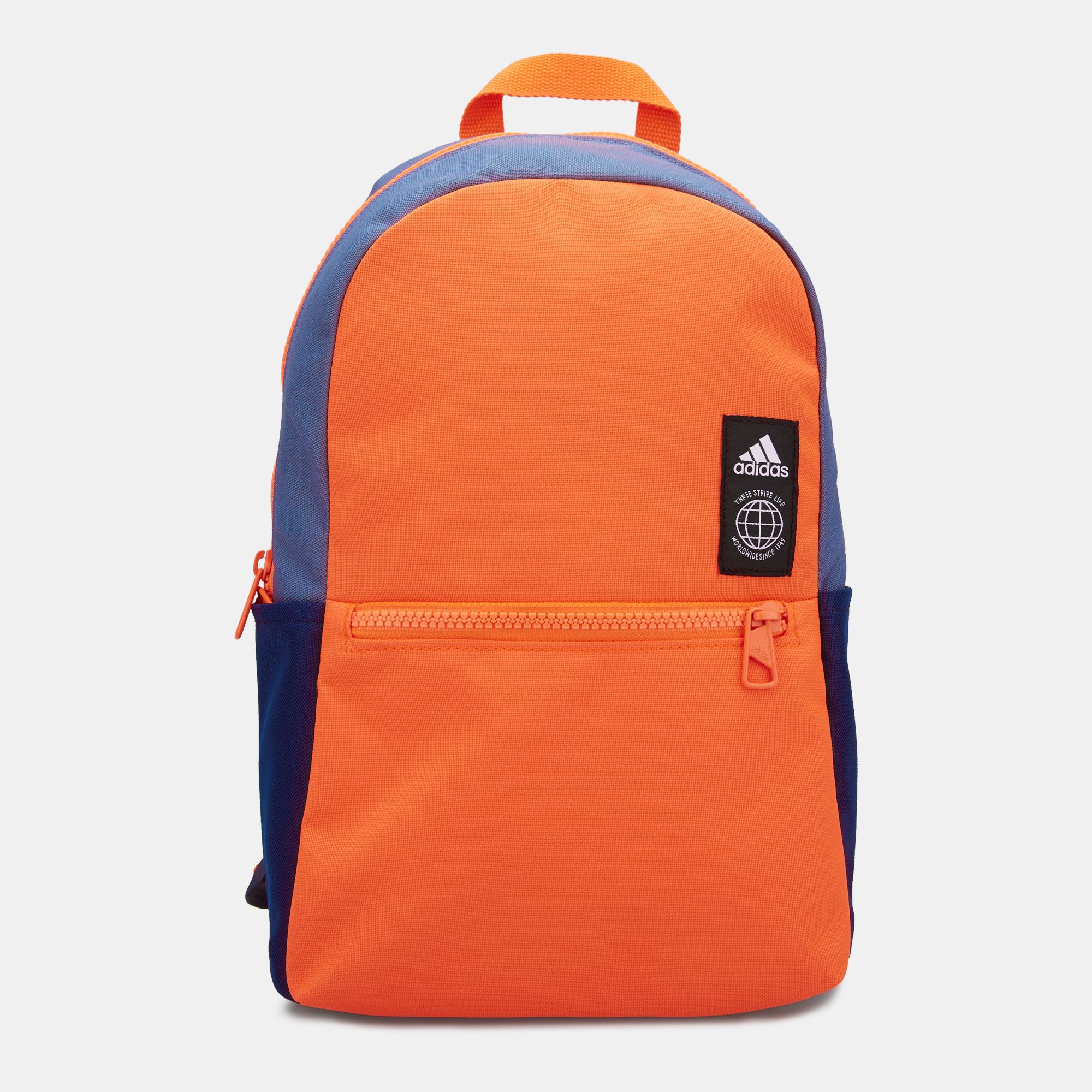 orange adidas backpack