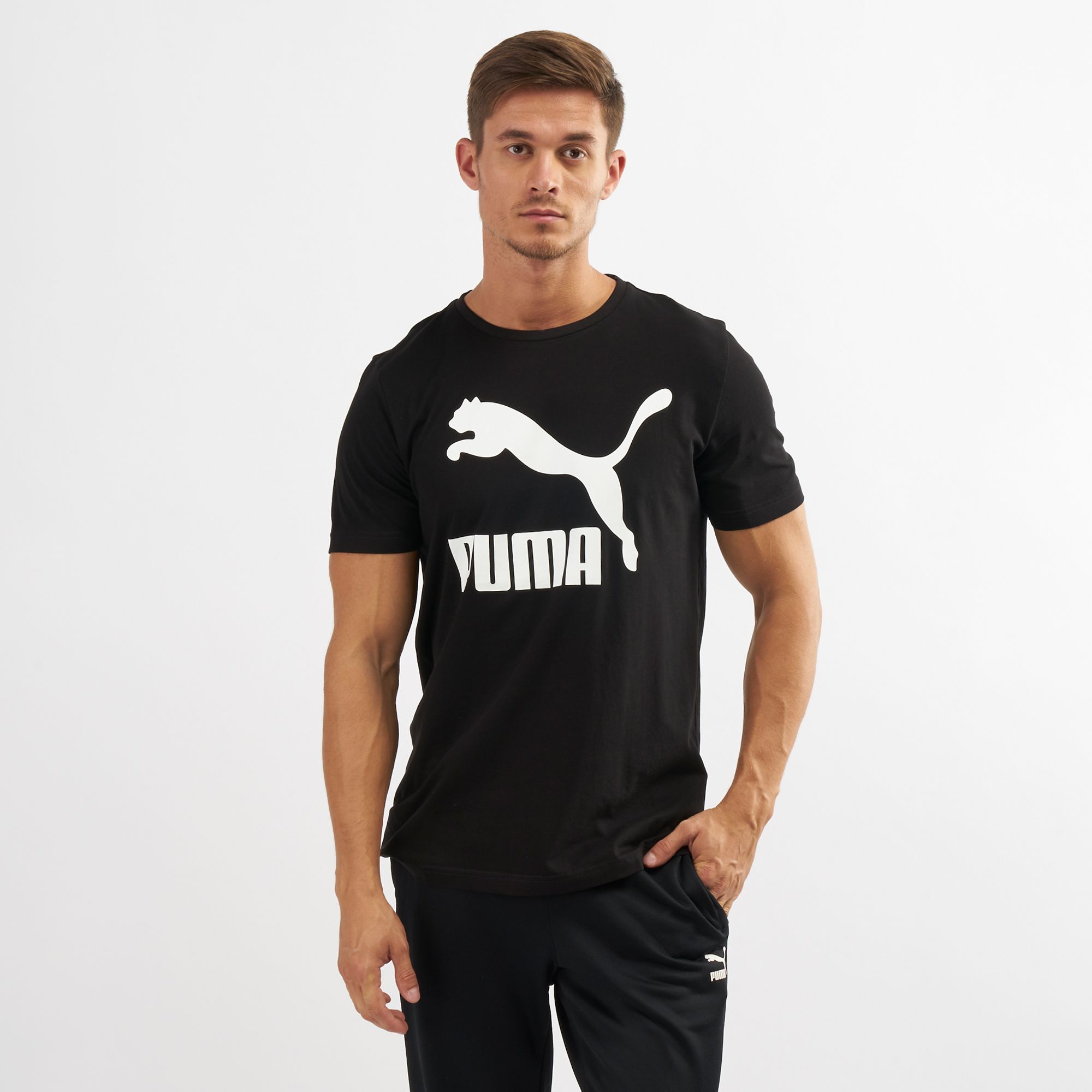 Puma Men's Classics Logo T-Shirt | T-Shirts | Tops | Clothing | Mens ...