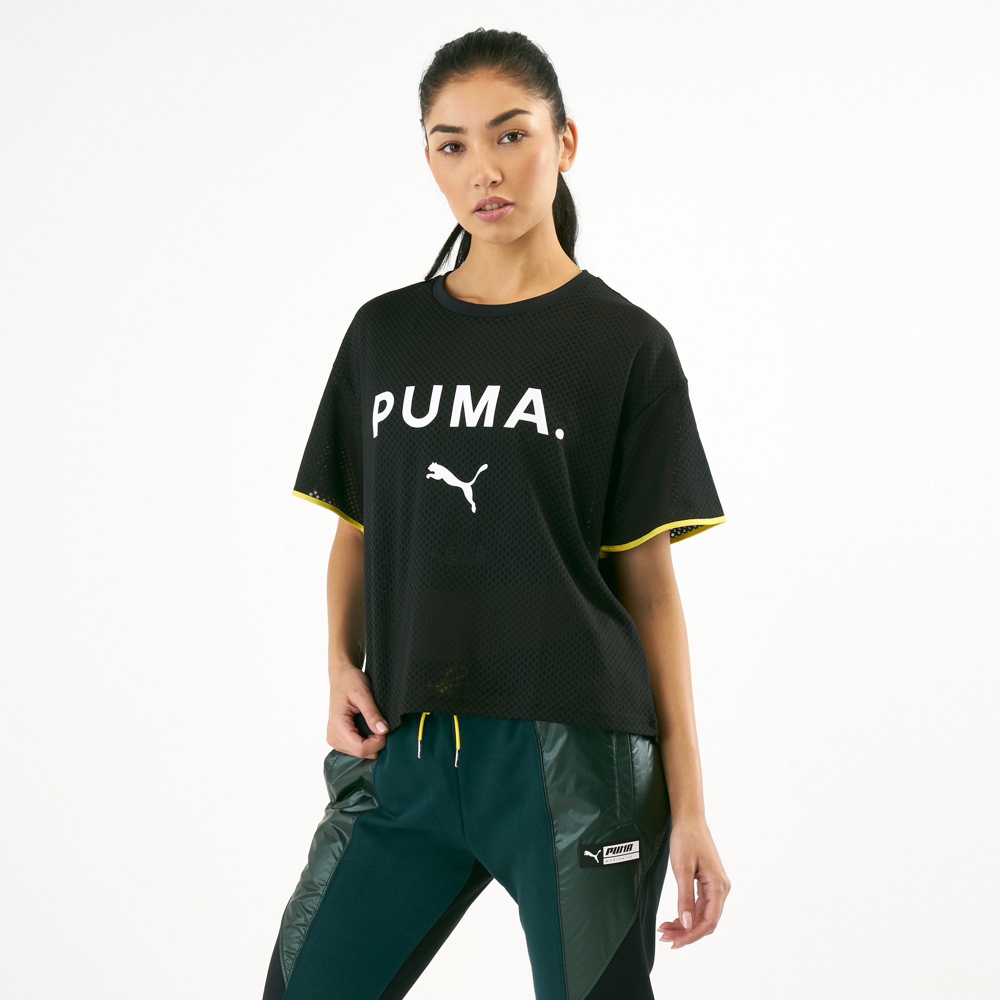 puma active mesh t shirt