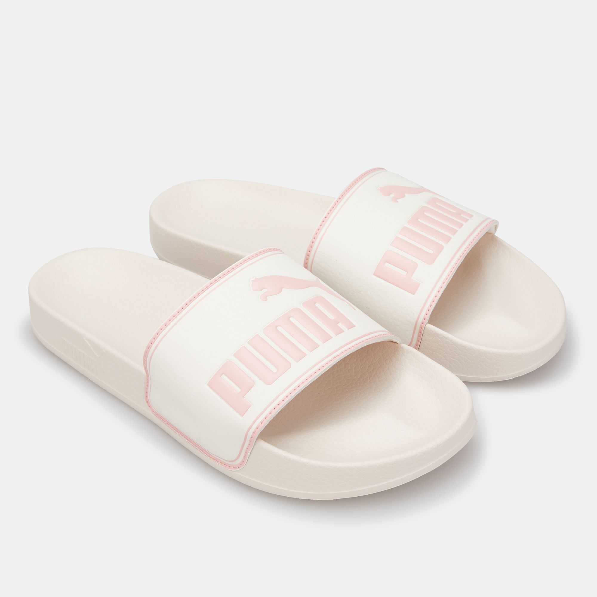 puma slides mens pink