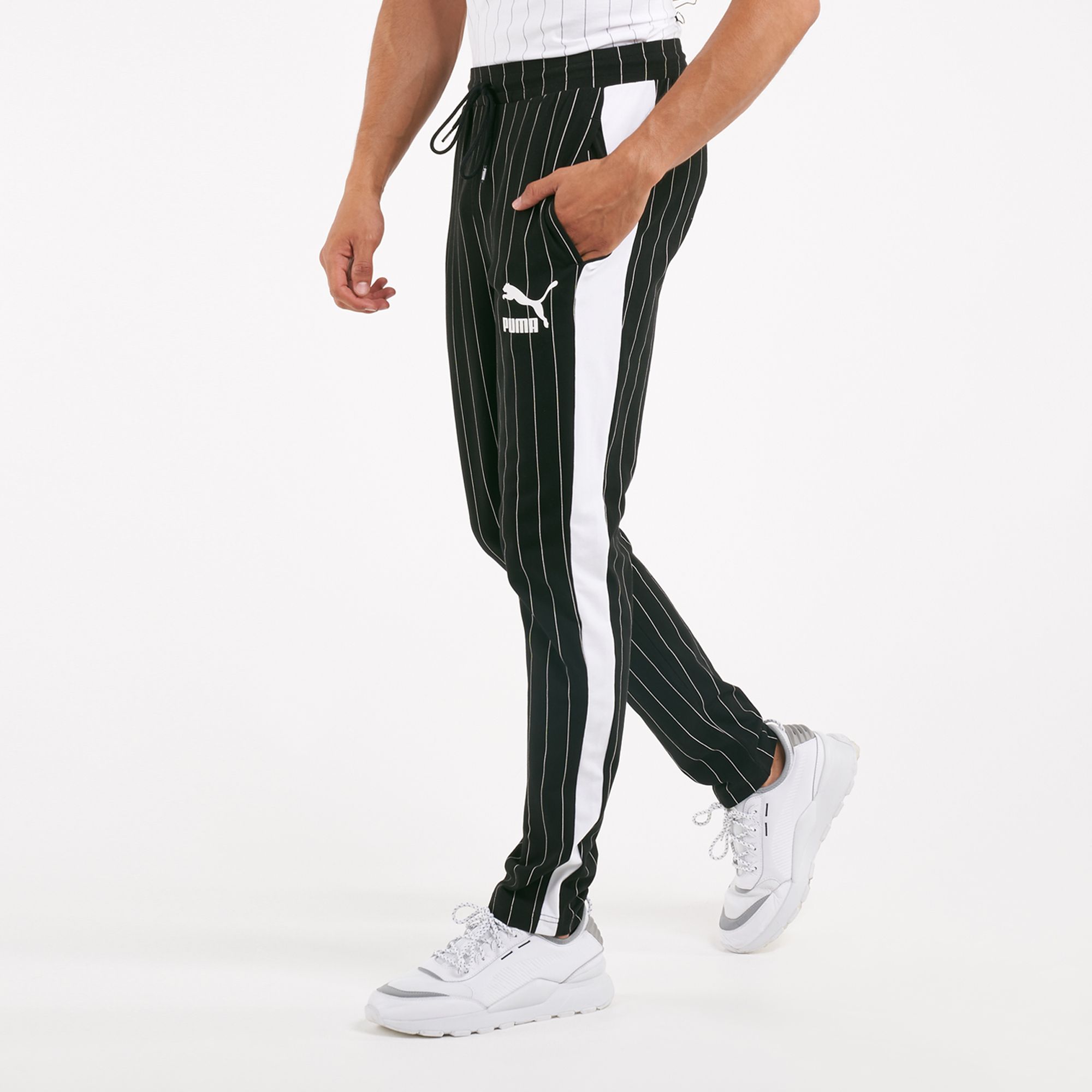 Buy PUMA Men's Pinstripe T7 Track Pants 