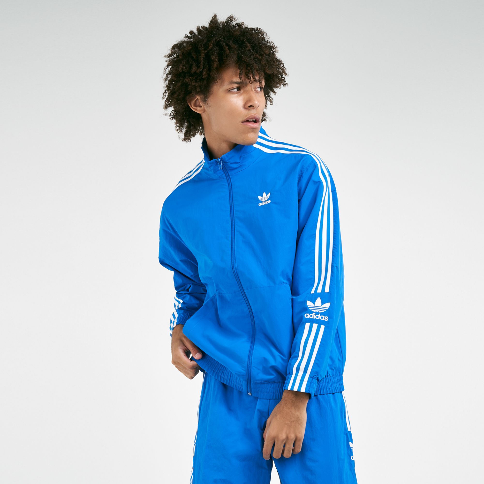 baby blue adidas tracksuit mens