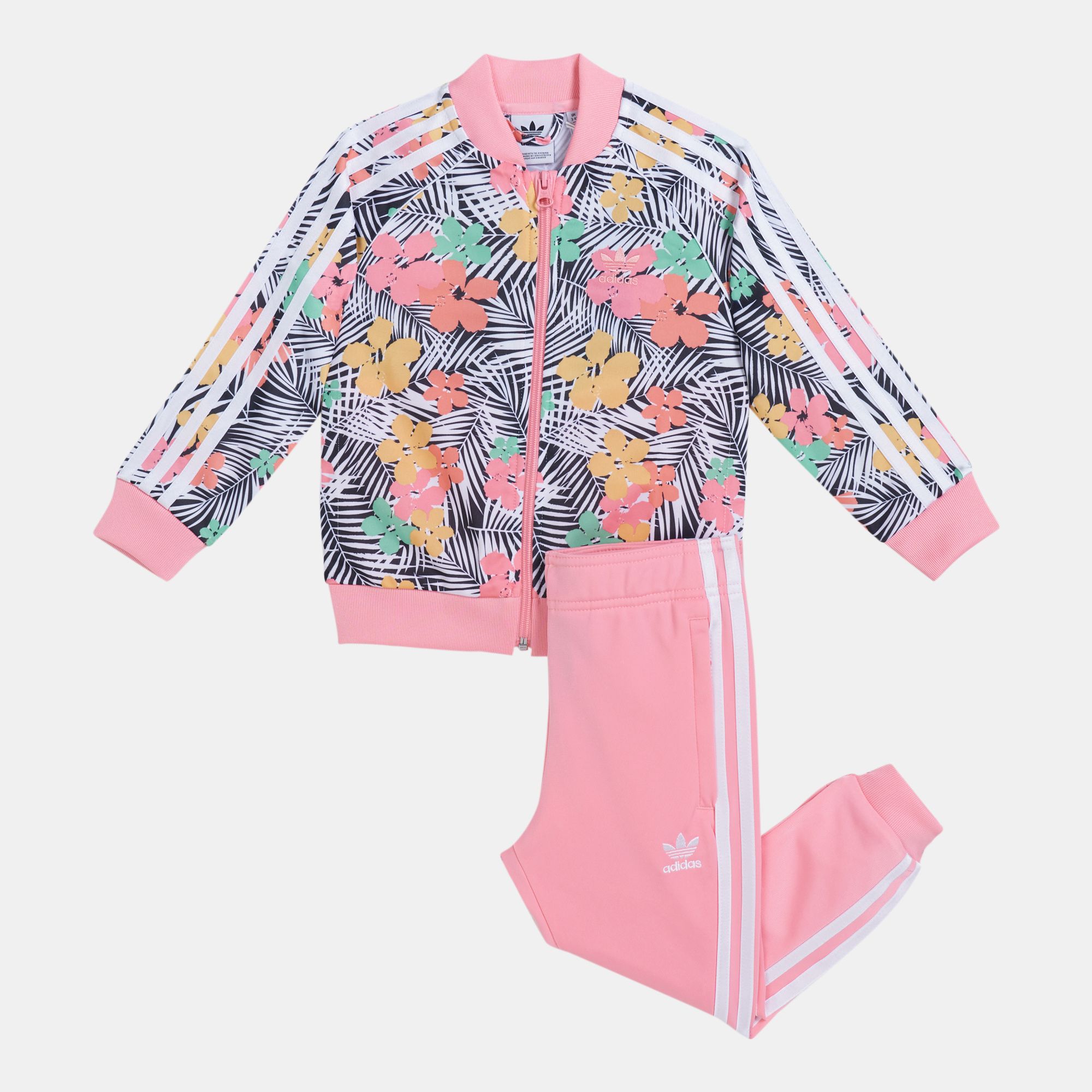 adidas pink sst tracksuit