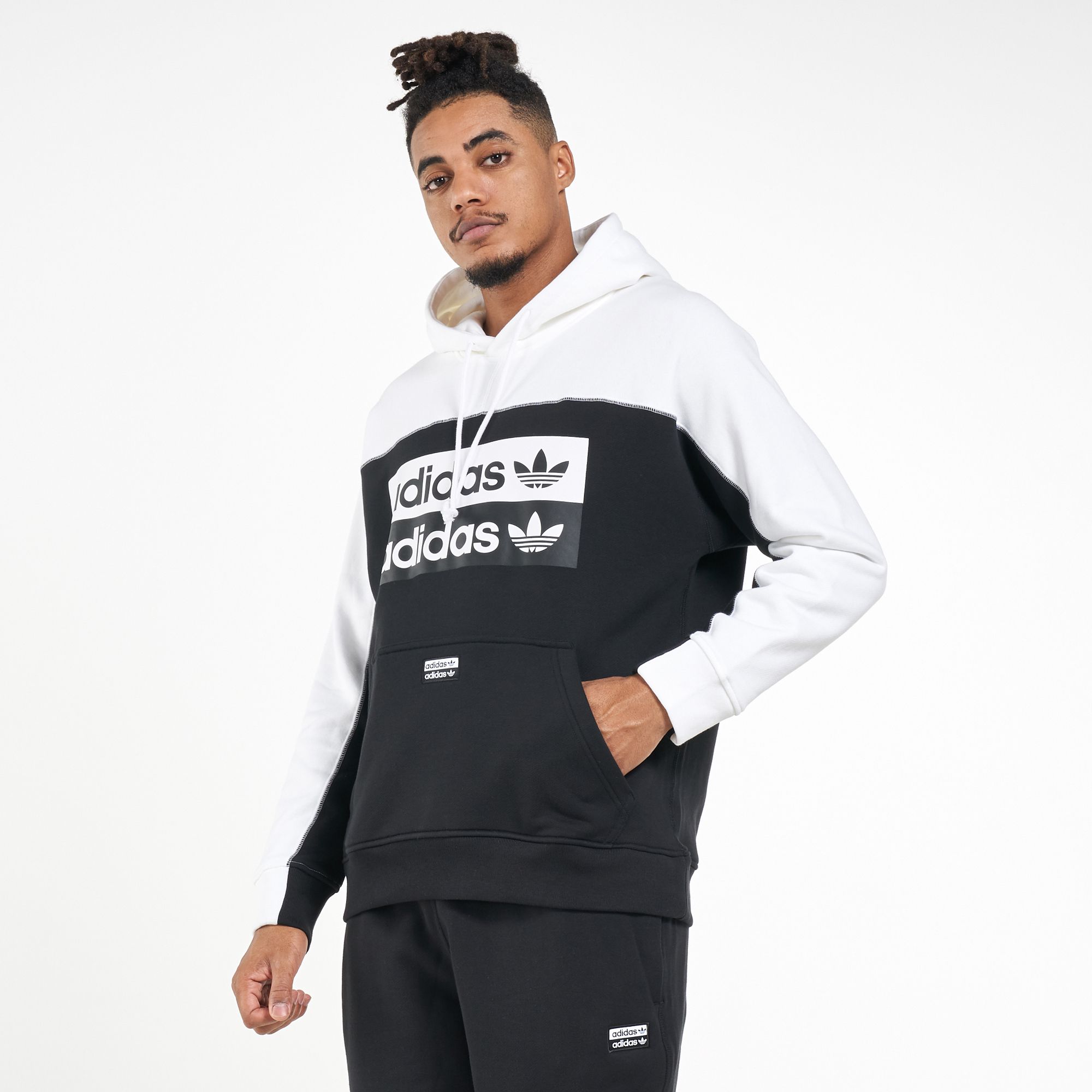 adidas originals ryv hoodie in black