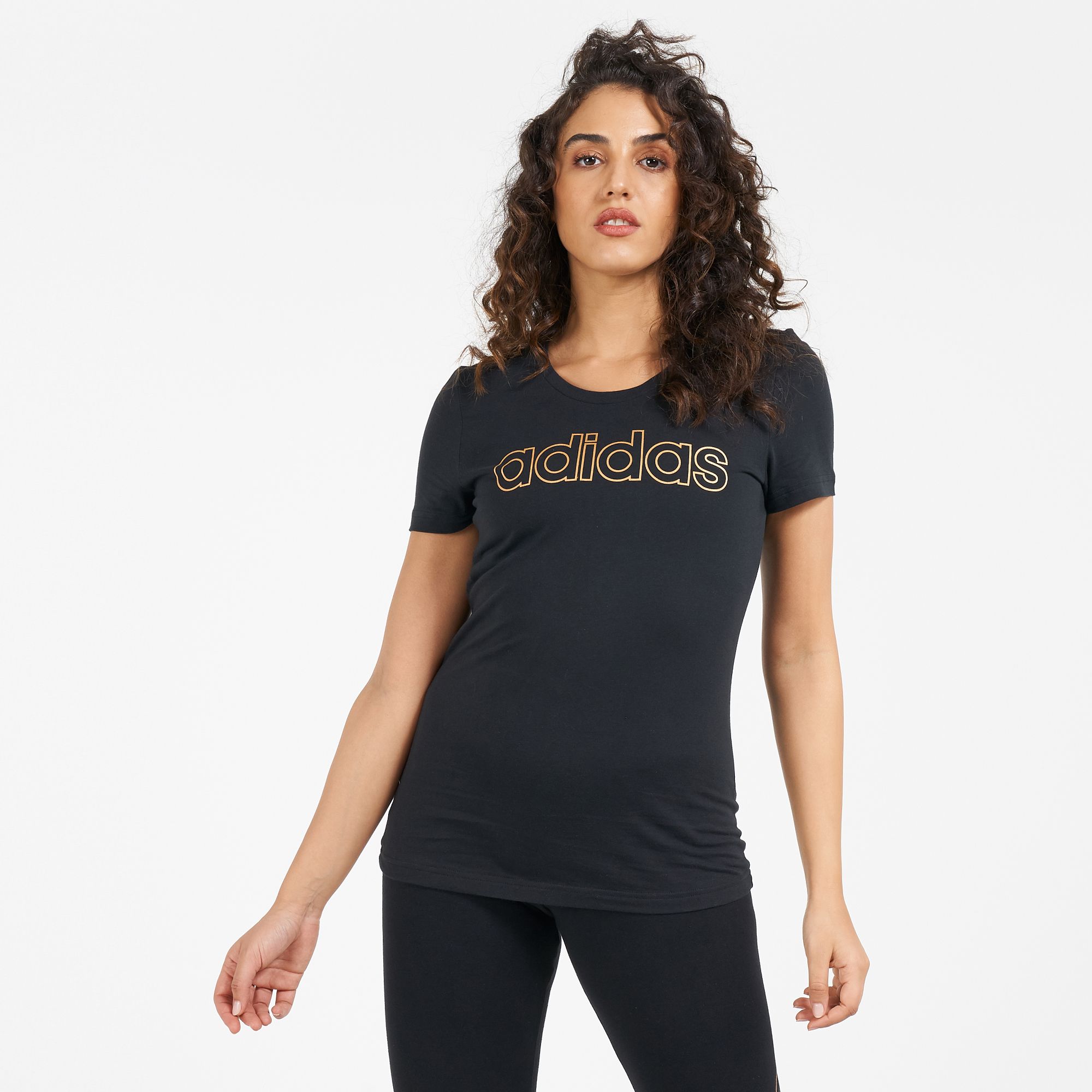 adidas women's logo t shirt