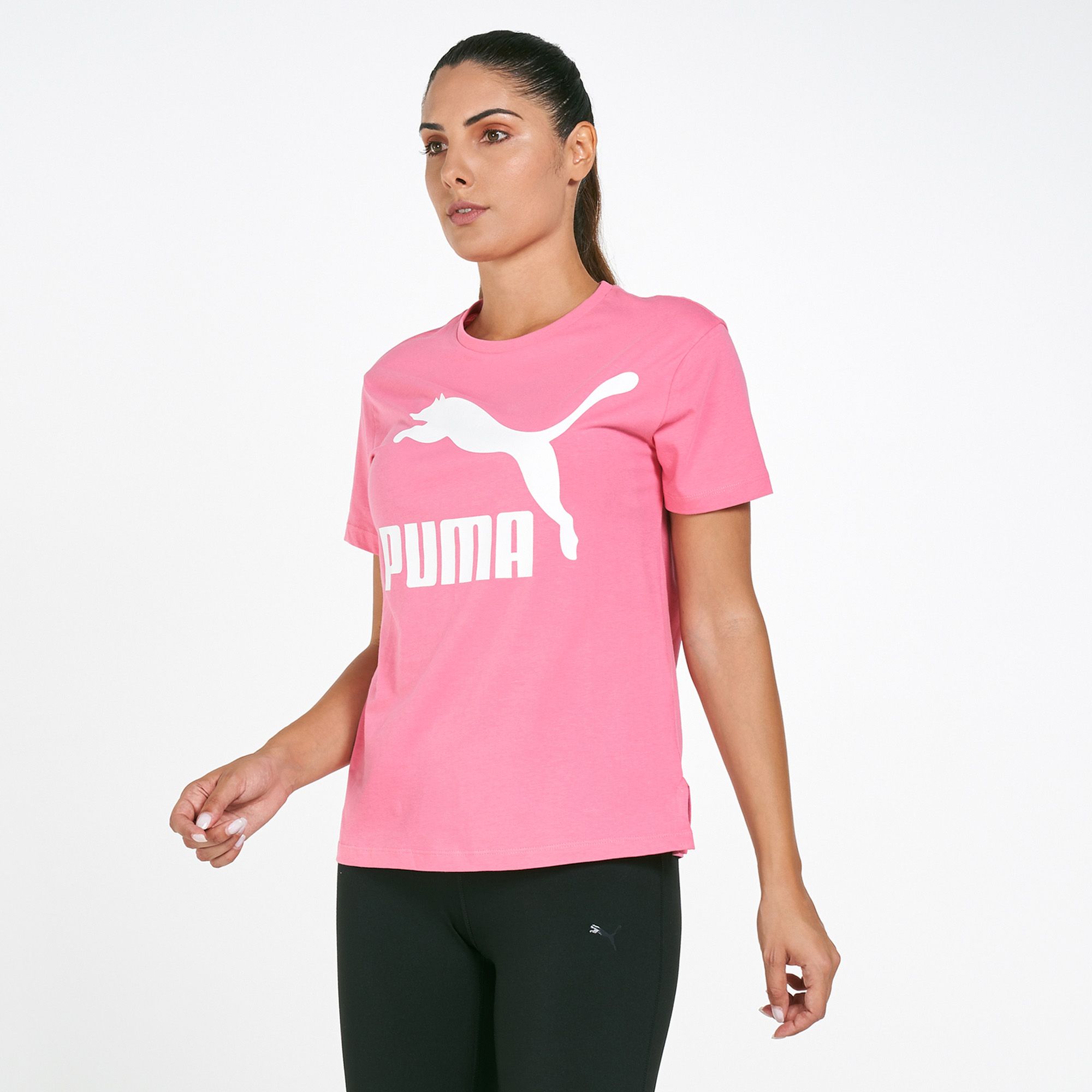 pink puma shirt