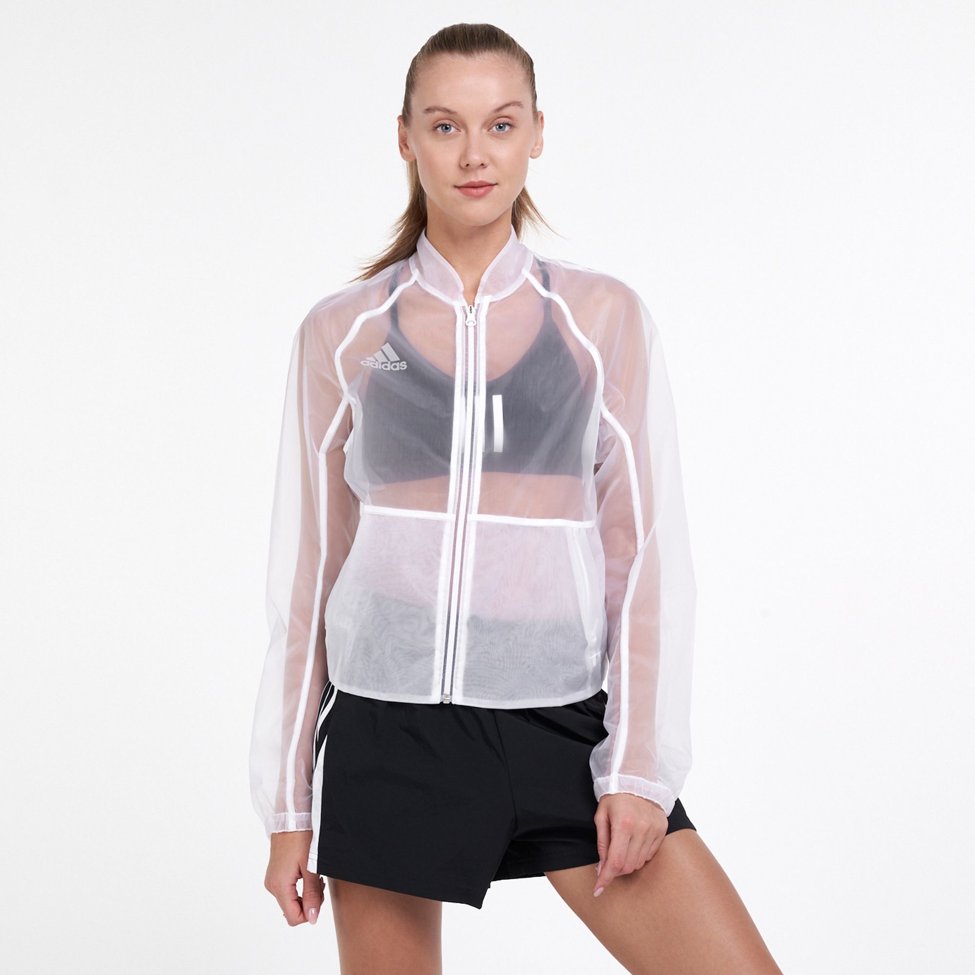 adidas transparent jacket