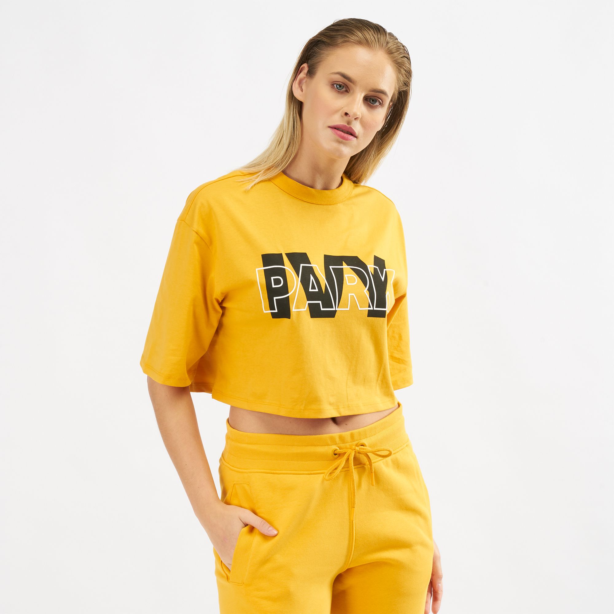 ivy park yellow sweatshirt