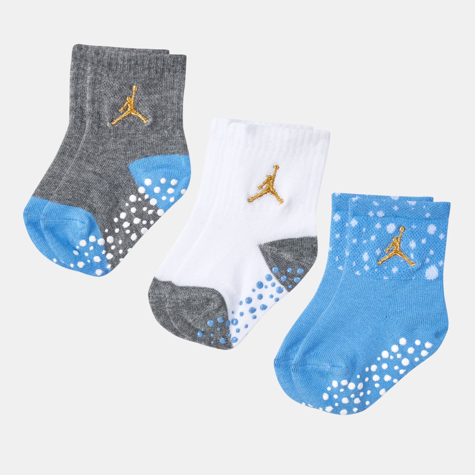 Buy Nike Kids' Air Jordan Grippy Socks - 3 Pairs (Baby and Toddler ...