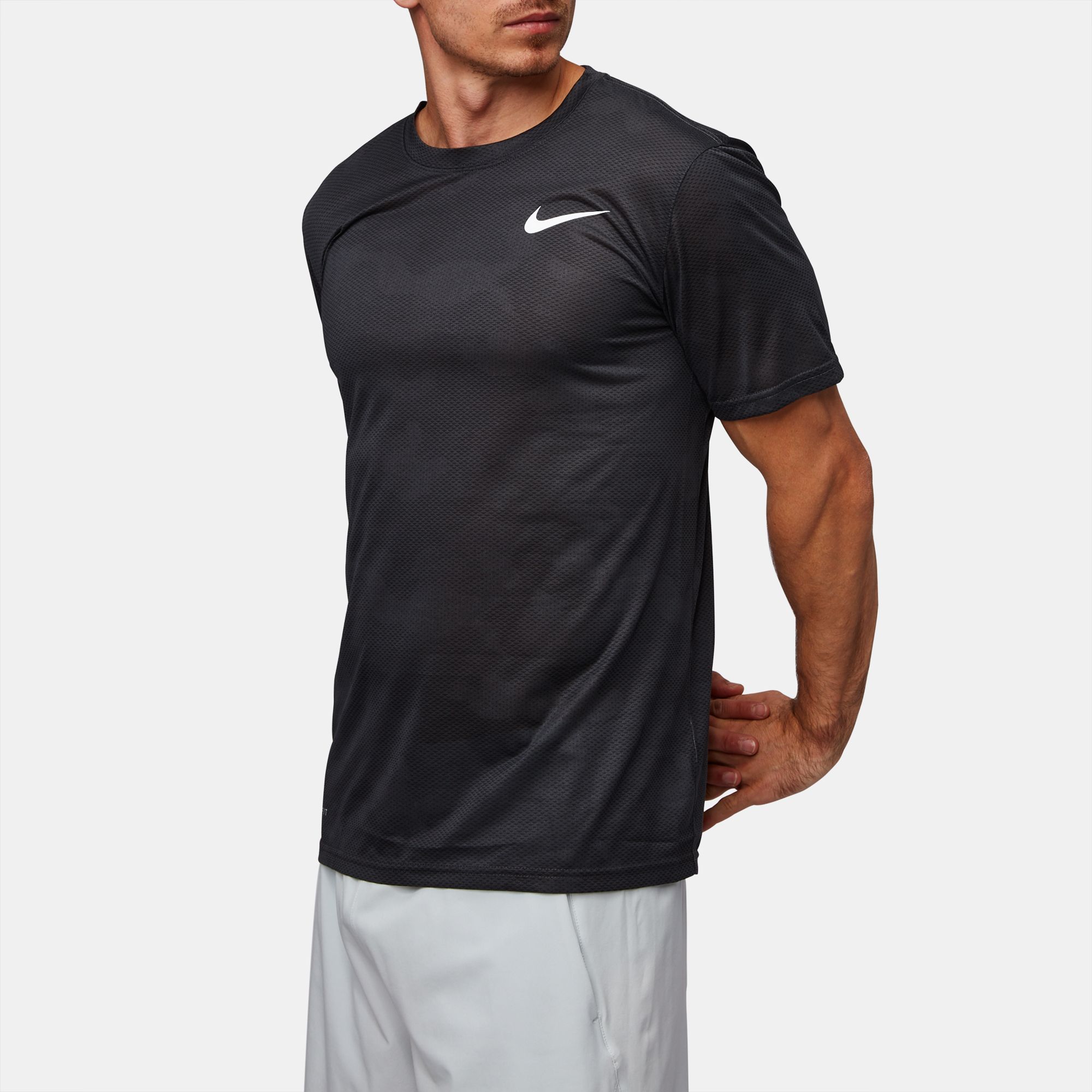 nike training dry camo t shirt