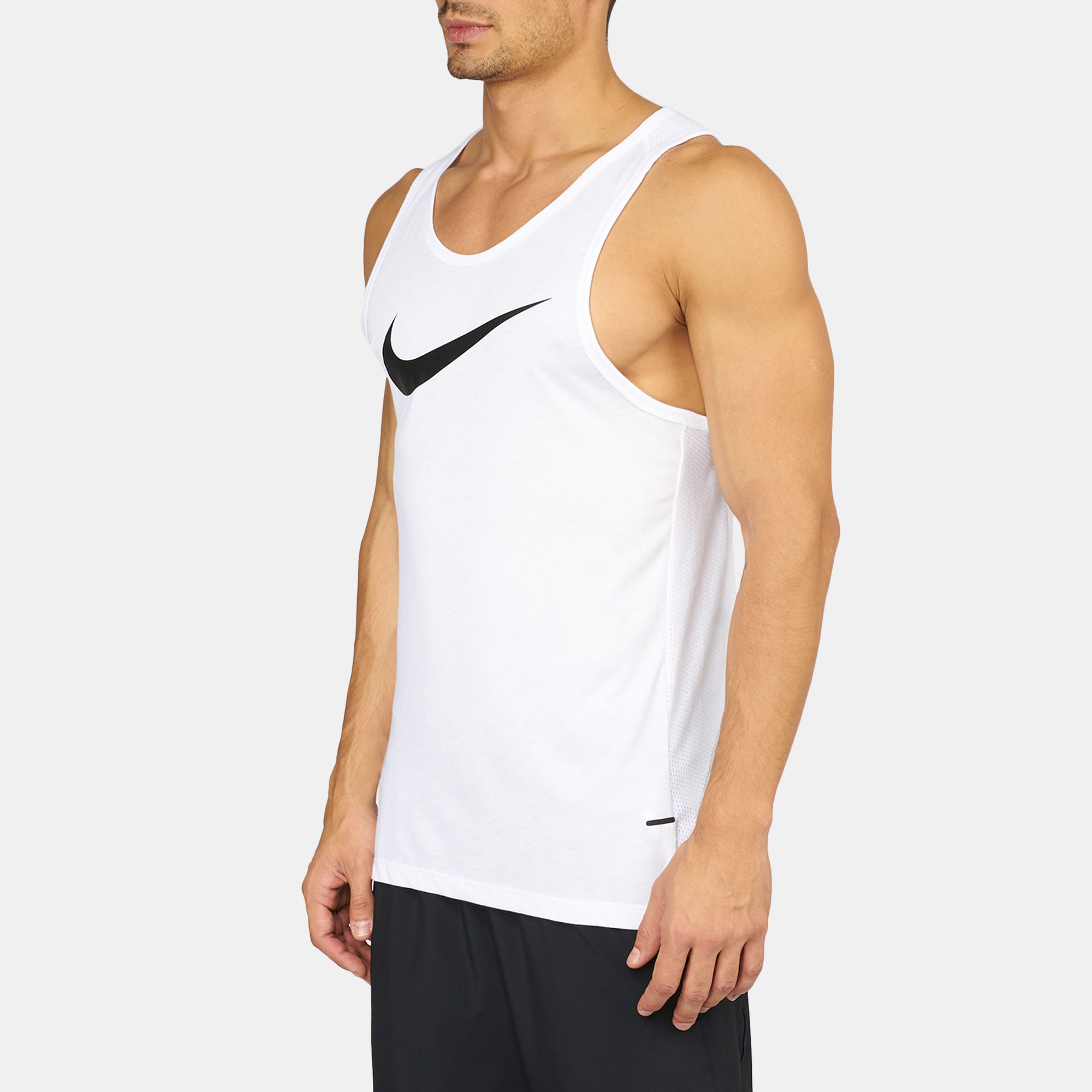 Shop White Nike Dry Elite Basketball Tank Top for Mens by Nike | SSS