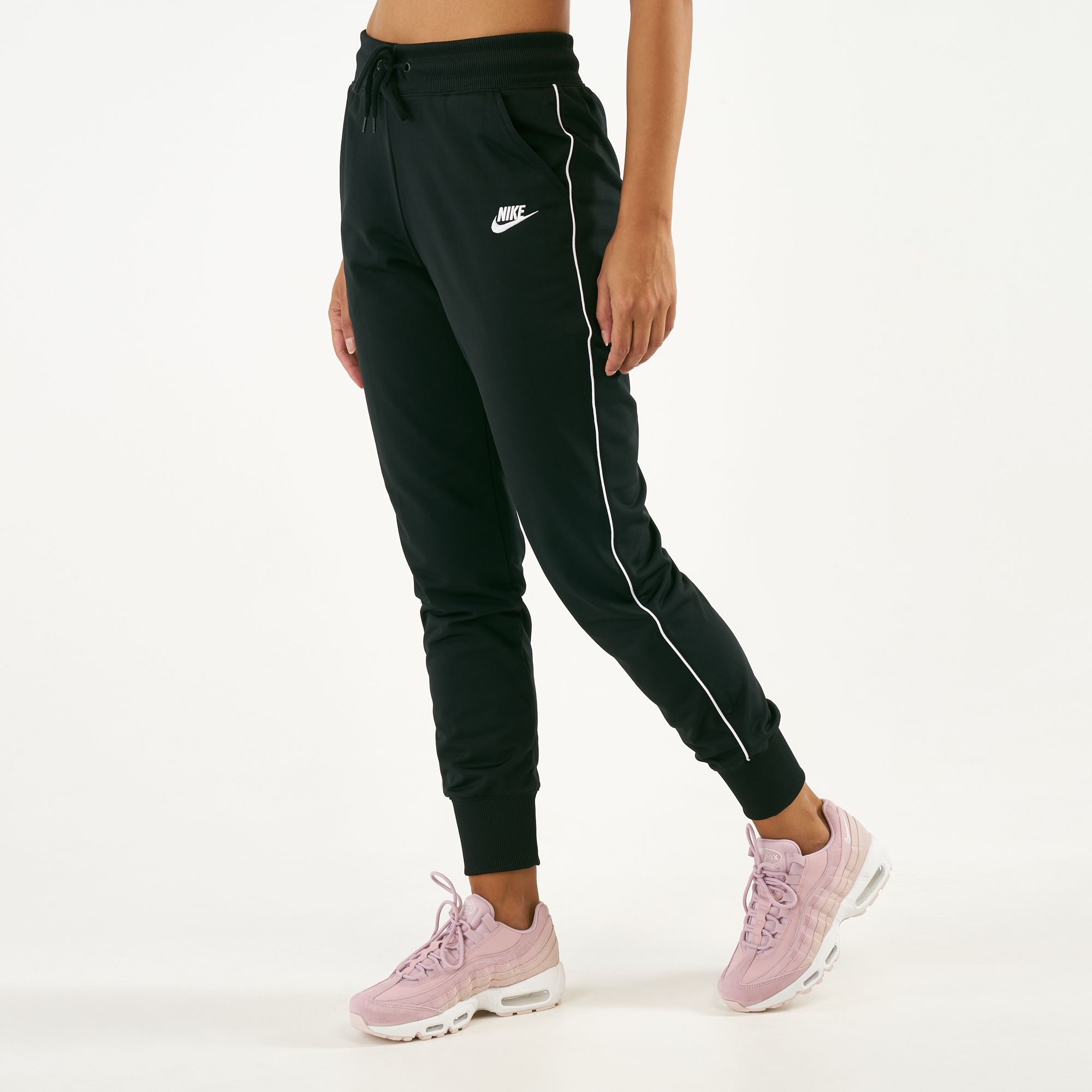 women's nike sportswear heritage polyknit jogger pants