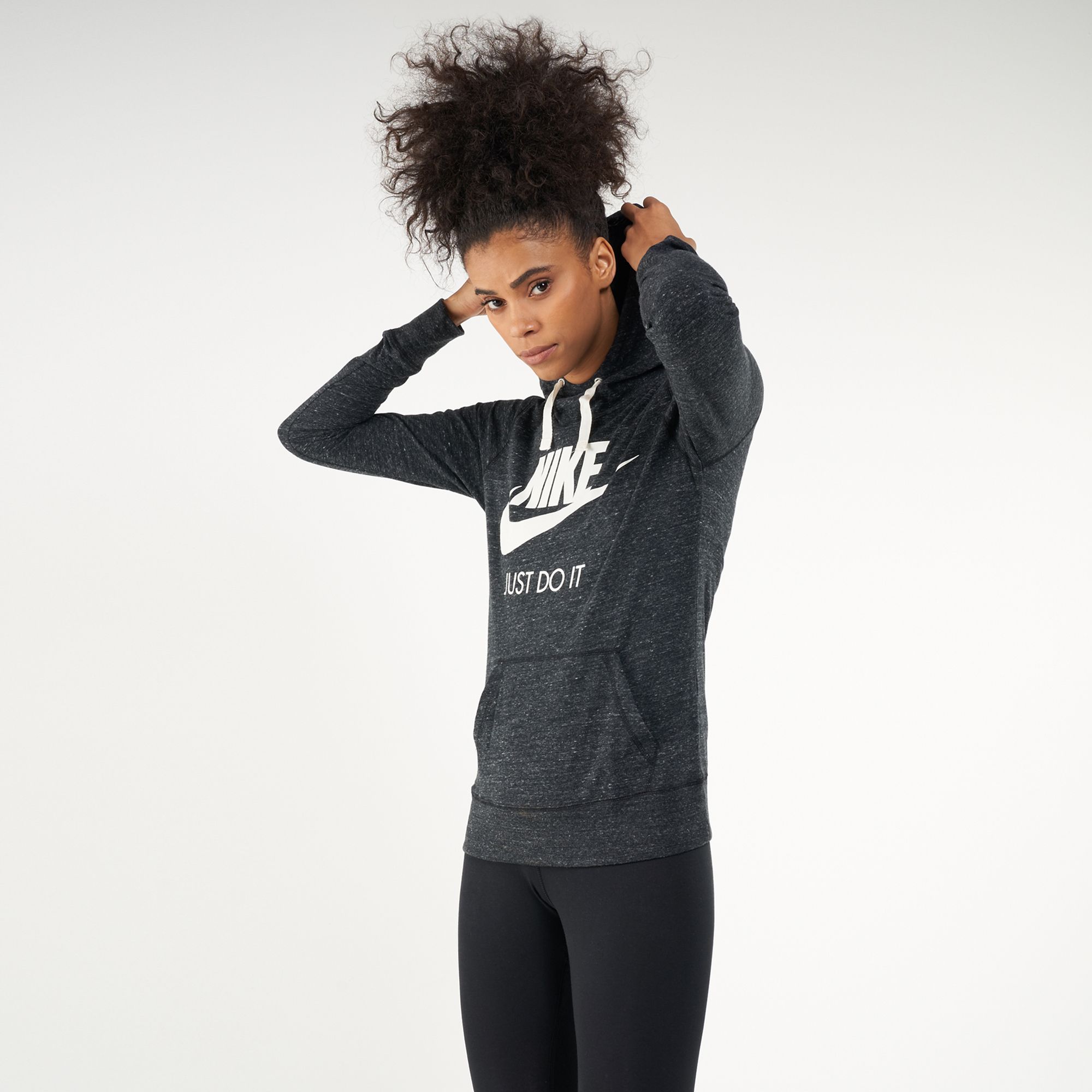 nike women's sportswear gym classic hoodie