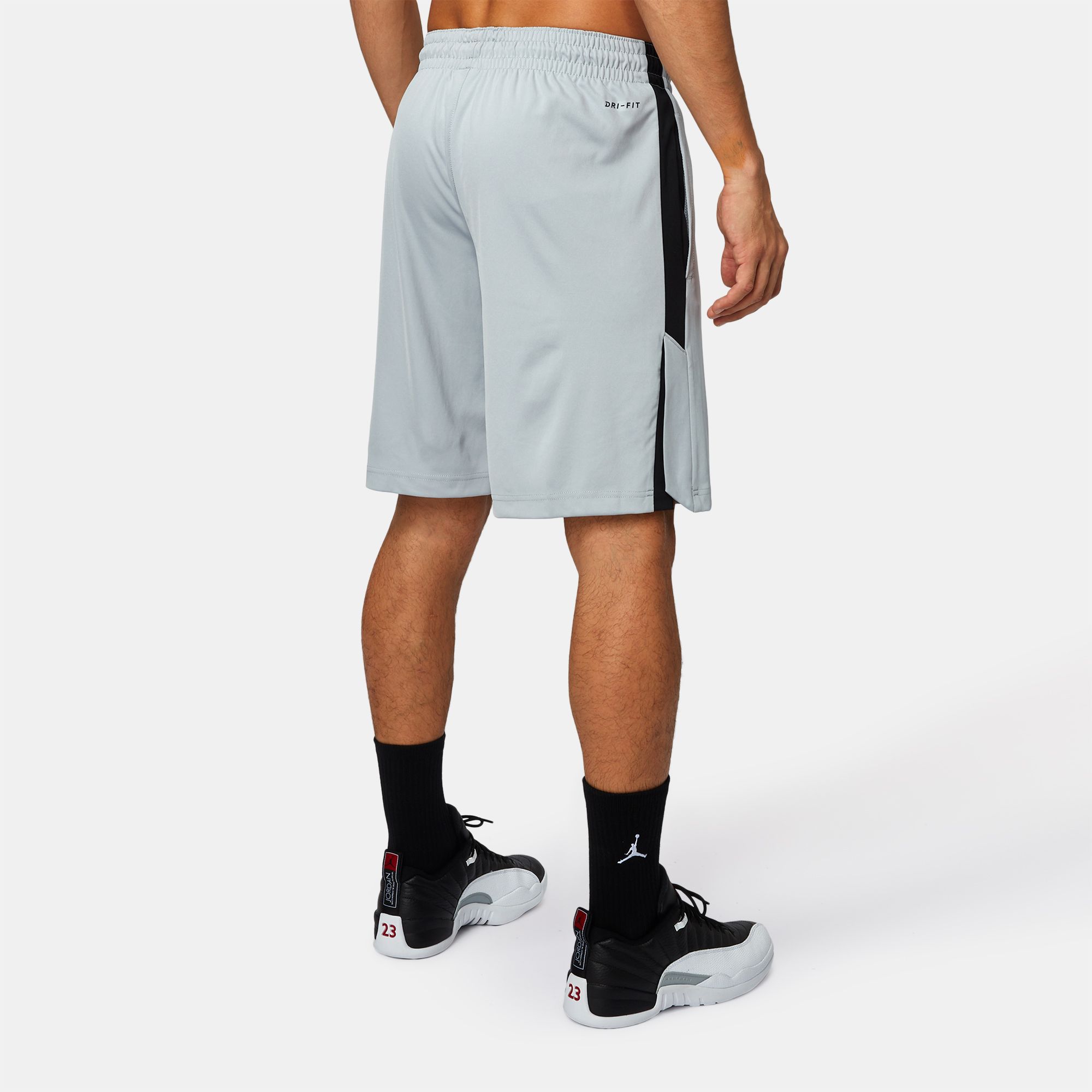 Shop Grey Jordan Dri-FIT 23 Alpha Basketball Shorts for Mens by Jordan ...
