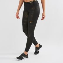 nike metallic dot leggings