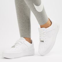 nike air force sage low white womens