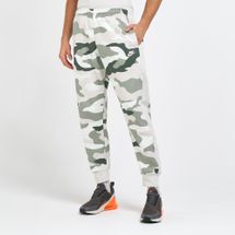 nike camo futura fleece track pants