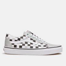 glitter checkerboard vans