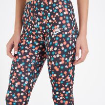 nike flower leggings