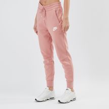 pink nike tech fleece pants