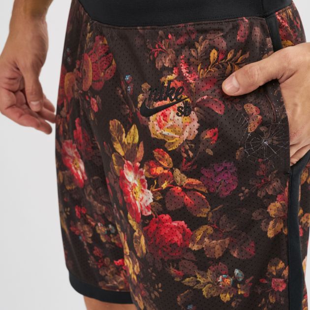 nike floral print shorts
