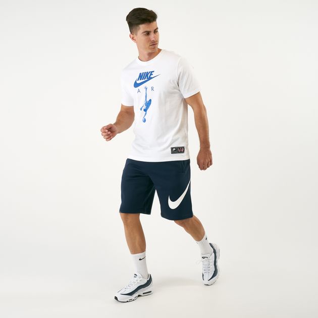 nike fleece exp club short