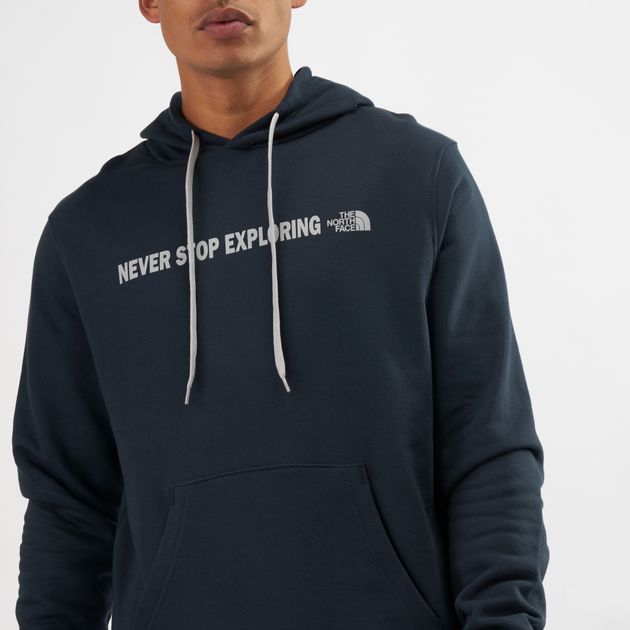the north face hoodie never stop exploring