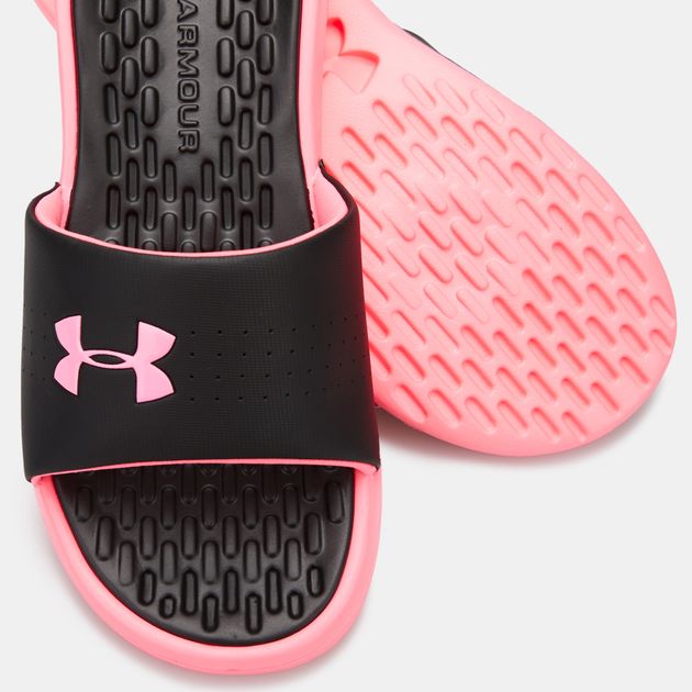 under armour women's playmaker fix slide sneaker