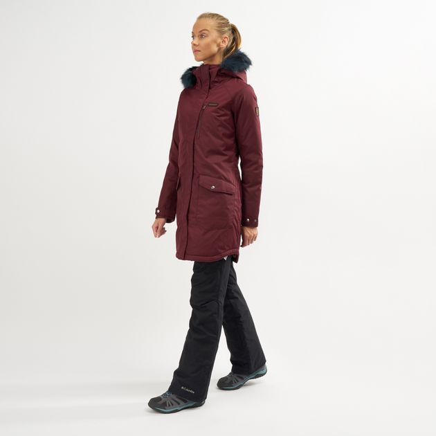 columbia women's suttle mountain long insulated jacket