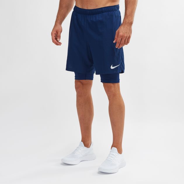 nike 2 in 1 challenger shorts