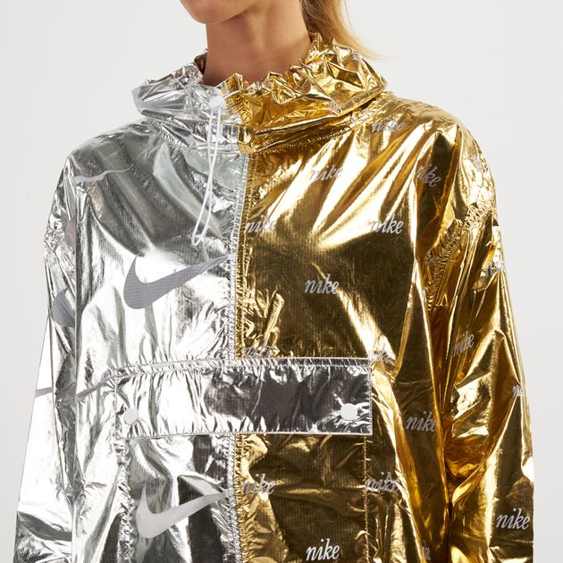 metallic nike jacket