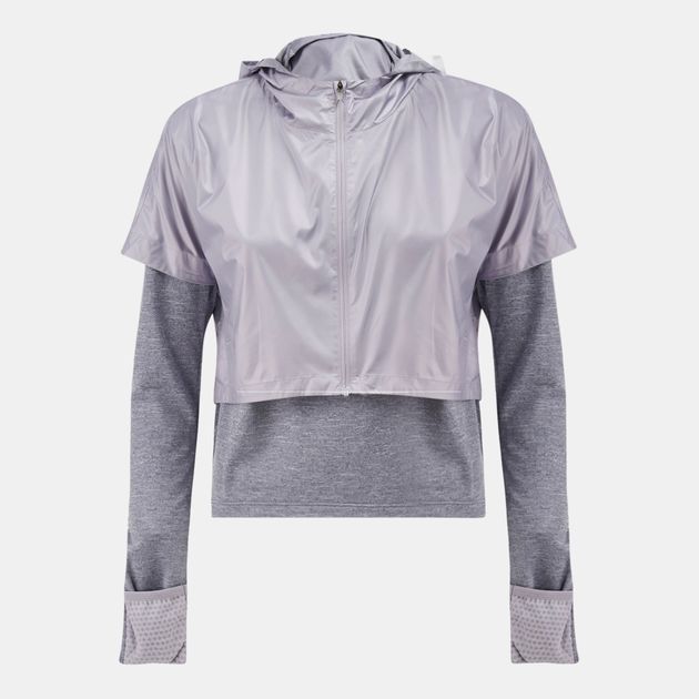 therma sphere element running hoodie