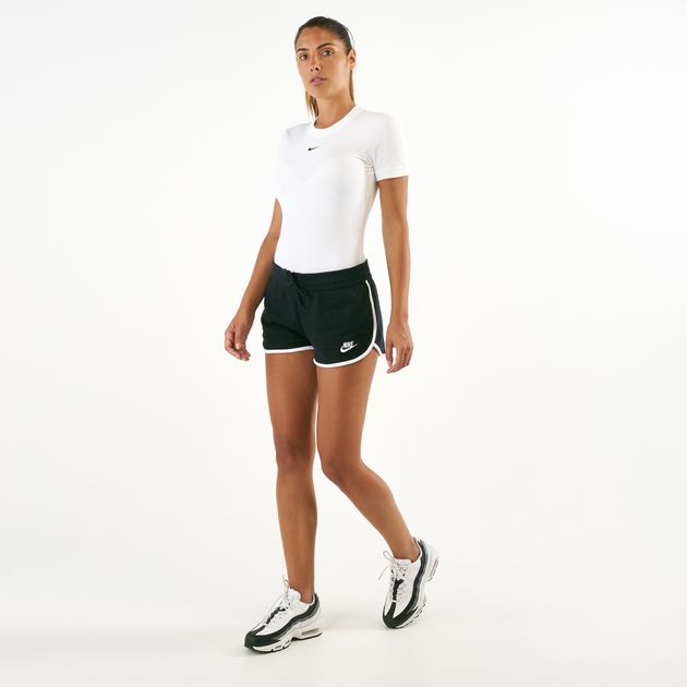 women's nike sportswear heritage fleece shorts