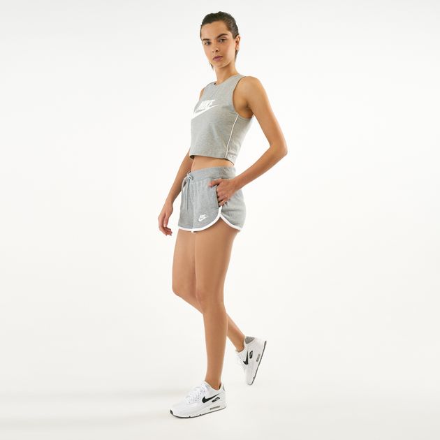 women's nike sportswear heritage fleece shorts