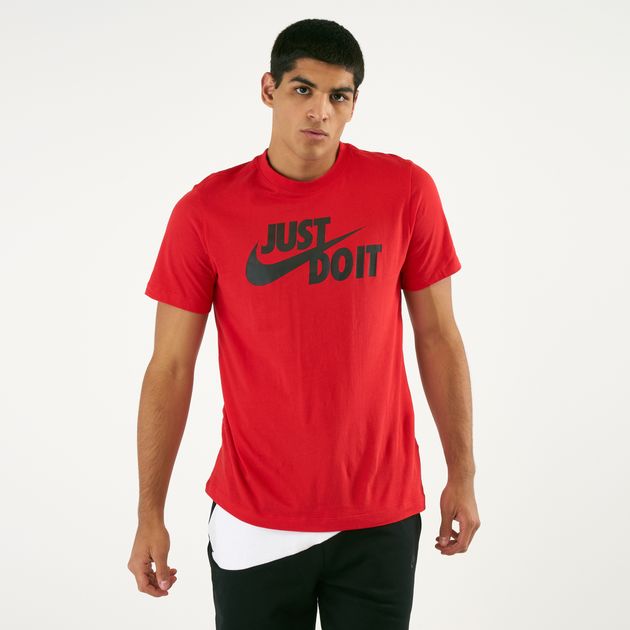nike just do it red t shirt