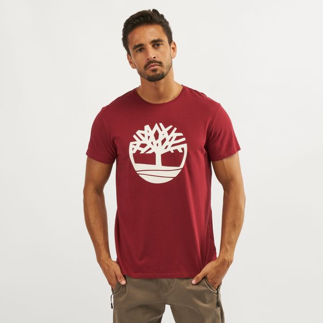 timberland red shirt