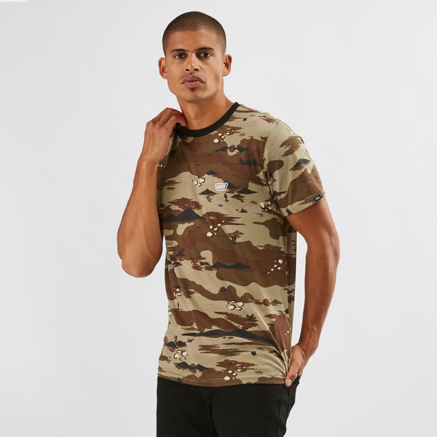 vans camo tee