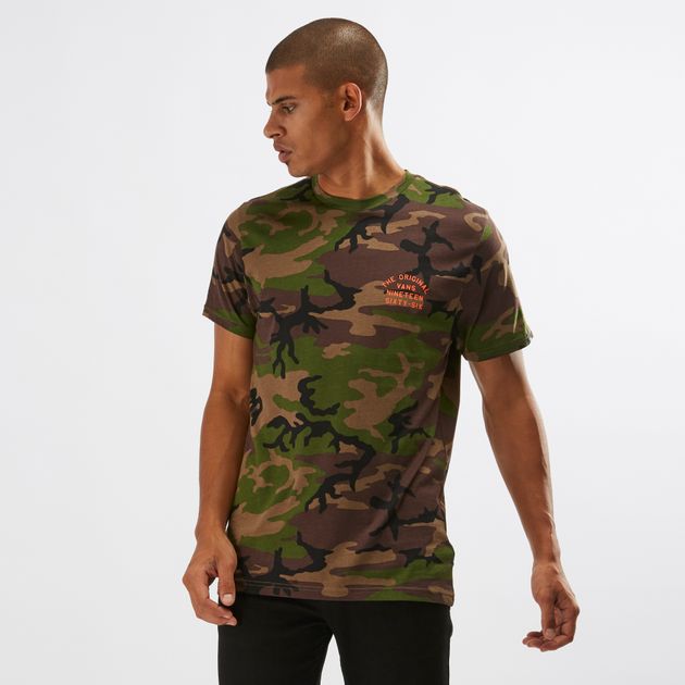 vans camouflage t shirt