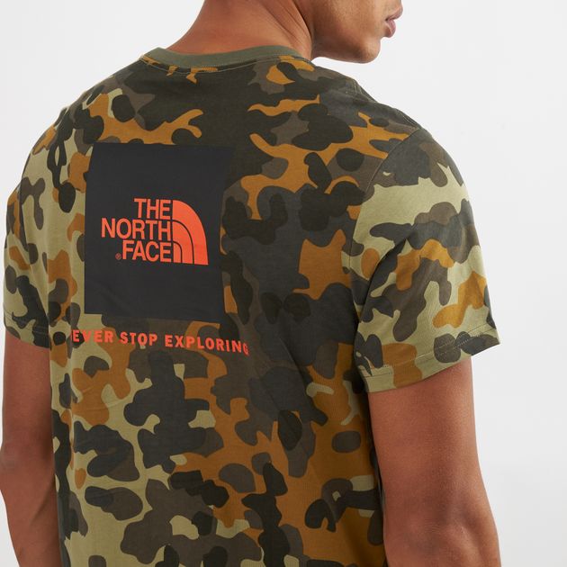 the north face t shirt camo