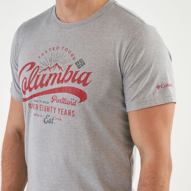 columbia leathan trail tee