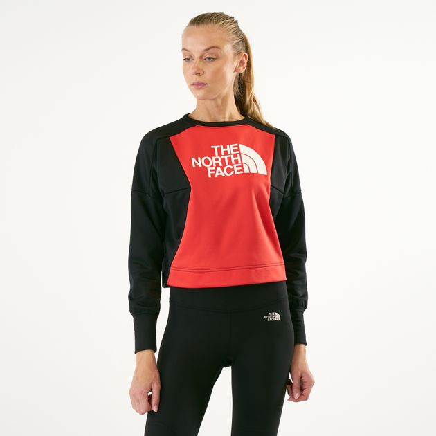 women's train n logo pullover