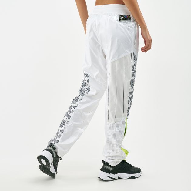 women's woven track pants