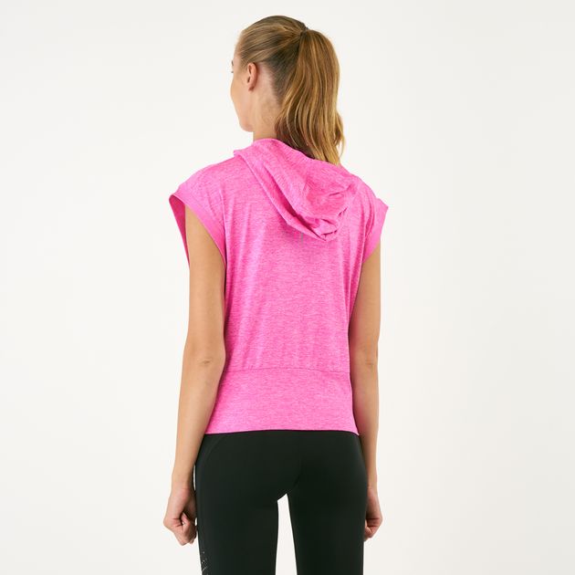 nike sleeveless hoodie women's