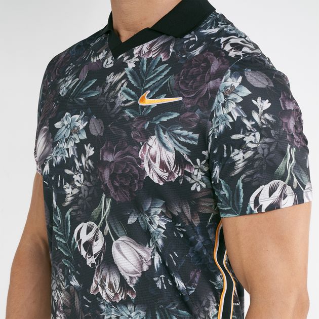 the nike polo floral